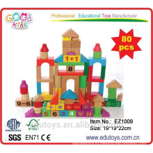 Детский сад 80шт Деревянные игрушки для детей